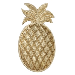 Artistic Pineapple Decorative Brass Bowl Suitable For Dining <b>Tables</b> Centerpieces And Festive Styling Handcrafted From India - Product Image 3