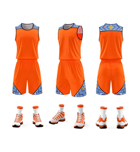 Conjunto de Uniforme de Baloncesto Sublimado Personalizado, Jersey sin Mangas con Estampado Geométrico Negro, Pantalones Cortos, Corte Atlético Unisex, 100% Poliéster - Product Image 4