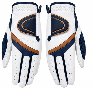 Gants de golf de luxe en cuir Cabretta respirant pour hommes et femmes, adhérence douce, antidérapants, accessoire de sport, logo, vente en gros - Product Image 4