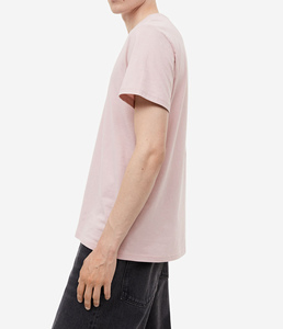 T-shirt homme col en V uni, style streetwear hip hop, 100% coton, surdimensionné, vintage, personnalisable - Product Image 4