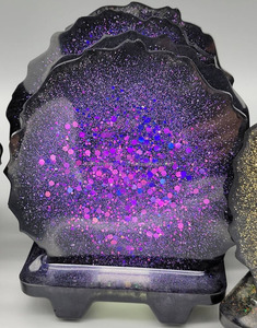 Posavasos de resina coloridos para el hogar y el café Duraderos y resistentes al calor - Product Image 3