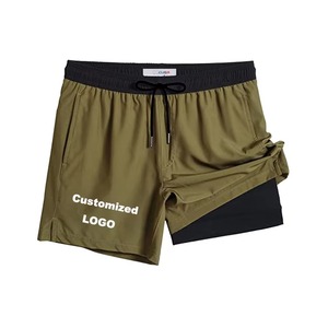 Pantalones Cortos Deportivos Personalizados para Hombre, Transpirables, de Secado Rápido, para Entrenamiento en el Gimnasio, Disponibles con OEM - Product Image 1