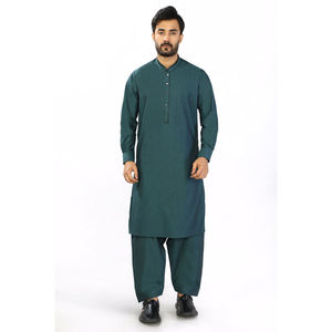 Ensemble Kurta Homme Coupe Épurée 2026 – Shalwar Kameez Traditionnel en Tissu Premium – Vêtements Ethniques pour Homme – Vente Directe Usine - Product Image 1