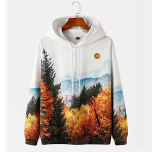 เสื้อฮู้ดดี้แบบซับลิเมชั่นสั่งทำตามความต้องการสูงสำหรับผู้ชาย พิมพ์ลายกราฟิกตามสั่ง เหมาะสำหรับการเดินทางและสวมใส่ลำลอง - Product Image 1
