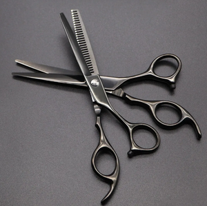 Kit Profesional para Cortar el Cabello en Casa, Tijeras de Peluquería, Kit de Tijeras de Entresacar con Peine y Estuche para Hombres - Product Image 5