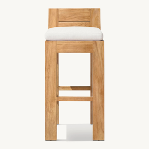 Velvet <b>Cushion</b> Bar Chair for Restaurant Set Furniture with Elegant High <b>Stool</b> and Modern Style for Home Furniture - Product Image 1