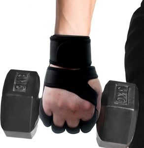 Gants de musculation respirants avec support pour les poignets, pour la salle de sport, l'exercice, l'entraînement et la remise en forme, sans doigts - Product Image 5