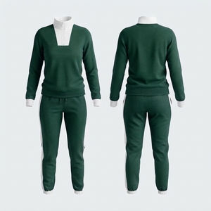 Ensemble de survêtement pour femme, couleurs unies, pantalon à cordon, style streetwear, léger, séchage rapide, logo personnalisé, fabricant de premier plan - Product Image 3