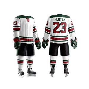 Wholesale Custom Hockey Jerseys Sublimated Print Adult <b>Ice</b> Hockey Team Uniform - Product Image 4