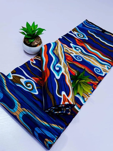 Tissu en coton 100% imprimé africain et Ankara de Sierra Leone, motifs vifs pour vêtements, artisanat et mode pagnes - Product Image 4