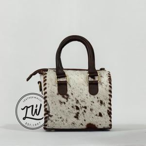 Sac à main en cuir véritable de vachette fait main, style western, avec panneaux à carreaux et motifs floraux sculptés, le plus vendu - Product Image 6