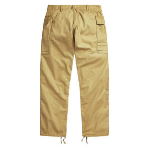 Workwear <b>Men's</b> Cargo Pants <b>Herringbone</b> Twill Vintage Button Fly Multi Pocket Drawstring Hem Streetwear Premium Custom OEM Option - Product Image 2