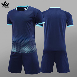 เสื้อยืดเทนนิสสีฟ้าสำหรับผู้ชาย คอกลม แขนสั้น พิมพ์ลายไล่ระดับสี ระบายเหงื่อได้ดี เสื้อยืดกีฬาฤดูร้อน - Product Image 4