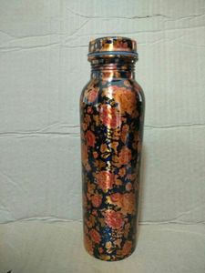 Bouteille d'eau en cuivre, design oriental, thermos portable, utilisation en voyage - Product Image 5