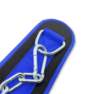 Ceinture de dips robuste avec chaîne en acier pour la musculation, les tractions lestées, les dips et l'entraînement de force – Équipement de gym - Product Image 3