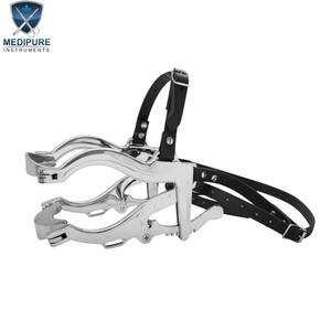 Espéculo de boca para caballos Hausmann de grado profesional con trinquete de 4 velocidades, de acero inoxidable, para examen oral equino, instrumentos veterinarios - Product Image 5