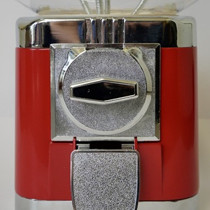 Distributeur automatique de bonbons géants Kwang Hsieh 19 pouces, argenté, capacité de 11 lb, accepteur de pièces, utilisation commerciale, haute efficacité - Product Image 5