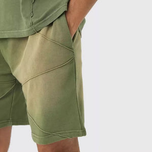 ผู้ผลิตเสื้อยืดทรงบ็อกซี่ผ้าหนาคุณภาพสูงสำหรับผู้ชาย ลวดลายย้อมสีแบบแอซิดวอช สตรีทแวร์หลากสี พร้อมโลโก้สั่งทำสำหรับผู้ชาย - Product Image 5