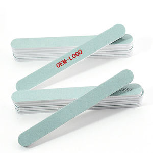 Double-Sided Emery <b>Nail</b> File 180 Grit Reusable Sandpaper <b>Nail</b> Care Tool 25PCS Straight Pattern - Product Image 2