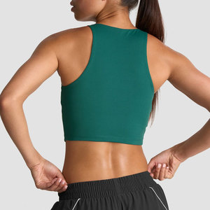 Nueva Camiseta de Yoga Transpirable para Mujer, Top Corto sin Mangas, de Alta Calidad, OEM, Ajustada, para Verano, Deportiva, para Correr - Product Image 2
