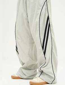 Pantalones Anchos Holgados de Estilo Hippie para Mujer, con Bolsillos Profundos, para Caminar, Deportes, Viajes, Estética Relajada, Minimalista, Ropa Casual de Calle - Product Image 5