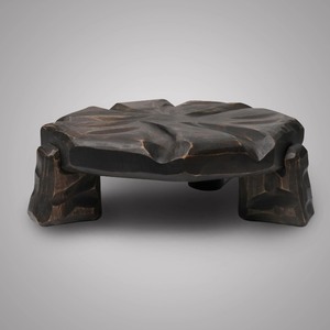 Plateau décoratif en bois fait main, design le plus récent, motif végétal, style rustique, forme irrégulière, emballage individuel - Product Image 5