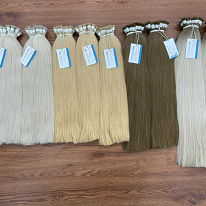 <b>Top</b> selling product Vietnamese Human Hair Bulk Hair Colored Natural Straight and Wavy Super <b>Silky</b> and Smooth Raw Hair - Product Image 5