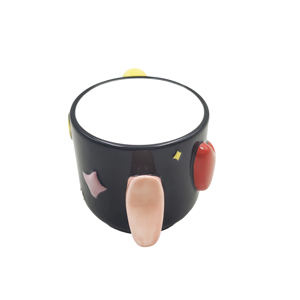 Ensemble de salières et poivrières fantômes en céramique mignonnes, peintes à la main, pour Halloween, vente en gros - Product Image 2