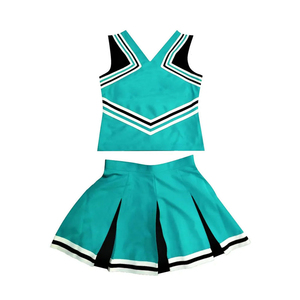 Uniforme de cheerleading pour femmes par sublimation, logo personnalisé, polyester, coupe ajustée, costume de danse scolaire, style moderne, confortable, coupe d'équipe 2026 - Product Image 1