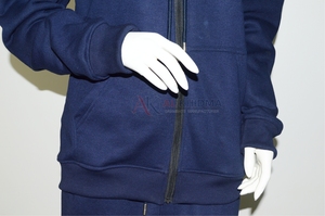 Ropa Deportiva Personalizada, Sudadera con Capucha Azul Marino para Mujer, Informal, 100% Algodón Tejido, Manga Larga, Transpirable, Antiencogimiento, OEM, Personalizable, Invierno - Product Image 5