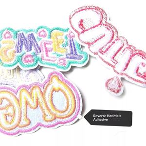 Popular Cartoon Embroidery Patches Custom 3D PVC Space <b>Animated</b> Sticker Style Iron On Patch for Jacket Hat Clothing Wholesale - Product Image 2