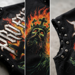 Summer Causal Custom Color & Size Sleeveless Tank Top Streetwear Oversized Punk Rock Fashionable Style Apparel T Shirts Men's - Product Image 4