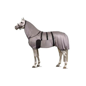 Couverture pour cheval en nylon violet avec sangles réglables et protège-cou - Product Image 4