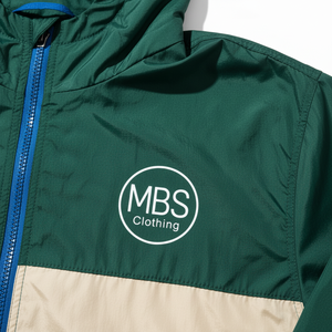 Custom <b>Men</b> Women Waterproof Hooded Windbreaker <b>Jacket</b> Color Block Green Beige Blue <b>Lightweight</b> Outdoor Streetwear <b>Rain</b> Coat Wind - Product Image 4
