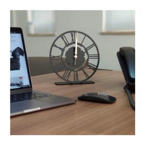 Horloge de bureau élégante, silencieuse, sans tic-tac, décoration d'intérieur, horloge de table - Product Image 5