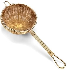Trending Brass <b>Colander</b> <b>Strainer</b> With Long Handle Multifunction Kitchen Tool For Straining Food - Product Image 2