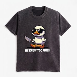 New RTS Yarn Dyed <b>Black</b> Acid Washed High Quality Cotton Polyester Men's Casual Long Sleeve T-<b>shirt</b> Streetwear - Product Image 1