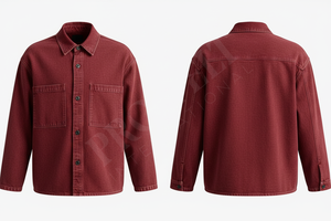 Camisas de mezclilla de manga larga ligeras estilo streetwear con botones y bolsillos para trabajo, venta al por mayor, camisas personalizadas - Product Image 6