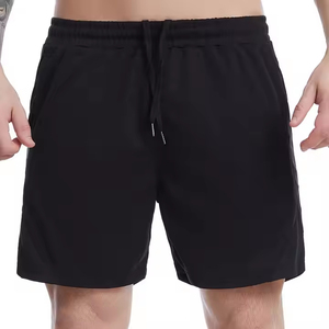 Men's Cool Workout Sports Shorts Gym Fitness Running Sweat-Wicking Quick Dry Shorts Breathable Solid <b>Canvas</b> <b>Plain</b> Dyed Knitted - Product Image 2