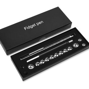 Stylo sensoriel EDC noir pour adultes, jouet anti-stress, gadget cool pour soulager l'anxiété et passer le temps, jeu de fidget similaire aux cubes de fidget - Product Image 2