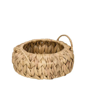 Un panier adorable en jacinthe d'eau, fait main, pour le rangement, vente en gros, écologique, fabriqué au Vietnam - Product Image 1