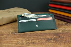 Vente en gros portefeuille personnalisé pour femmes LWW-0011 de grande capacité en cuir pour téléphone portable simple - Product Image 6