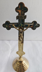 Estatua de la Cruz de Jesucristo, Crucifijo Cristiano Religioso, Figura de Latón Decorativa para el Hogar, Iglesia, Altar, Exterior, Ecológica, para Colgar - Product Image 3