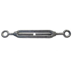Tirant à corps ouvert pour l'industrie lourde, type US, œil-œil, à cadre fendu, galvanisé à chaud, norme JIS, Imperial 1/4x4-1x12 - Product Image 1