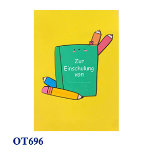 Meilleure Vente Carte Pop-Up Rentrée Scolaire Motif ABC pour Conception Personnalisée Artisanat en Papier Vente en Gros Vietnam pour Cadeau de Noël - Product Image 5