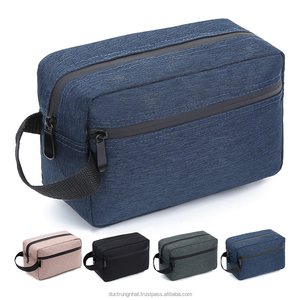 Bolsas y estuches de cosméticos RPET no tejidos ecológicos al por mayor de fábrica bolsas de maquillaje de lona de algodón reciclables - Product Image 1