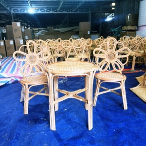 Silla Infantil de Ratán Hecha a Mano, la Más Vendida, para Decoración de Fiestas de Cumpleaños, Venta al por Mayor, OEM, ODM, Fábrica en Vietnam - Product Image 4