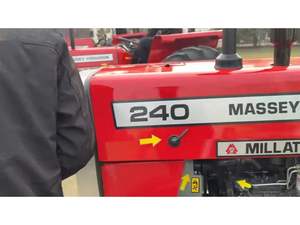 รถแทรกเตอร์2WD Massey Ferguson MF 260และ MF 360-อัตราสิ้นเปลืองเชื้อเพลิงต่ำส่งออกโดยตรง - Product Image 4