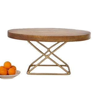 Soporte de pastel de madera Rosa diseño vintage hecho a mano para amantes de la torta bodas y ocasiones especiales por evento - Product Image 2