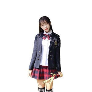 Uniforme escolar japonés con suéter primavera otoño suéter de punto estilo universitario JK uniforme cárdigan estudiante niñas Cosplay - Product Image 5
